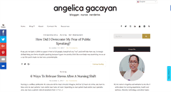 Desktop Screenshot of angelicagacayan.com